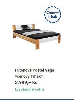 Futonová Postel Vega