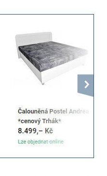 Čalouněná Postel Andrea