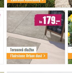 Terasová dlažba Flairstone Urban dust
