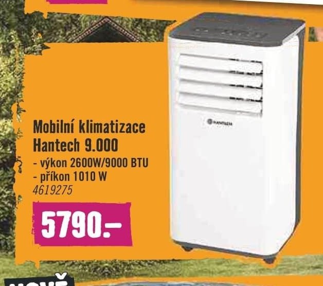 Mobilní klimatizace Hantech 9.000