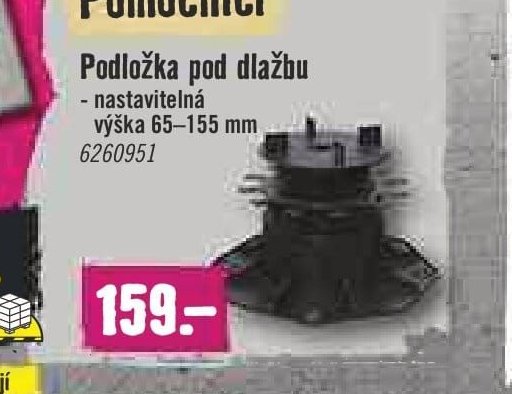 Podložka pod dlažbu