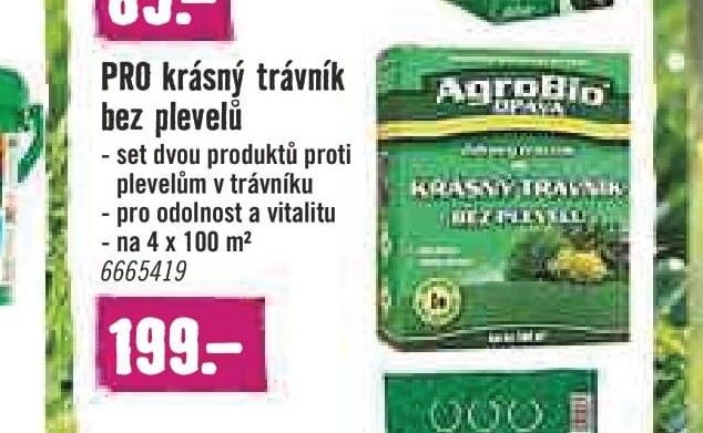 PRO krásný trávník bez plevelů