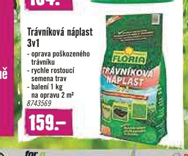 Trávníková náplast 3v1