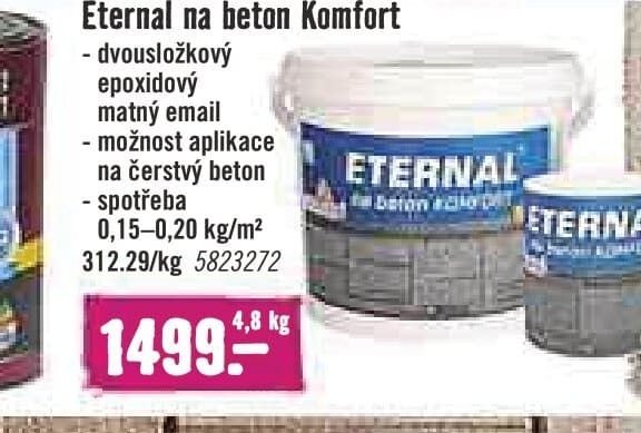 Eternal na beton Komfort