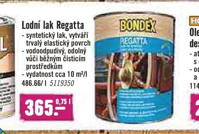 Lodní lak Regatta