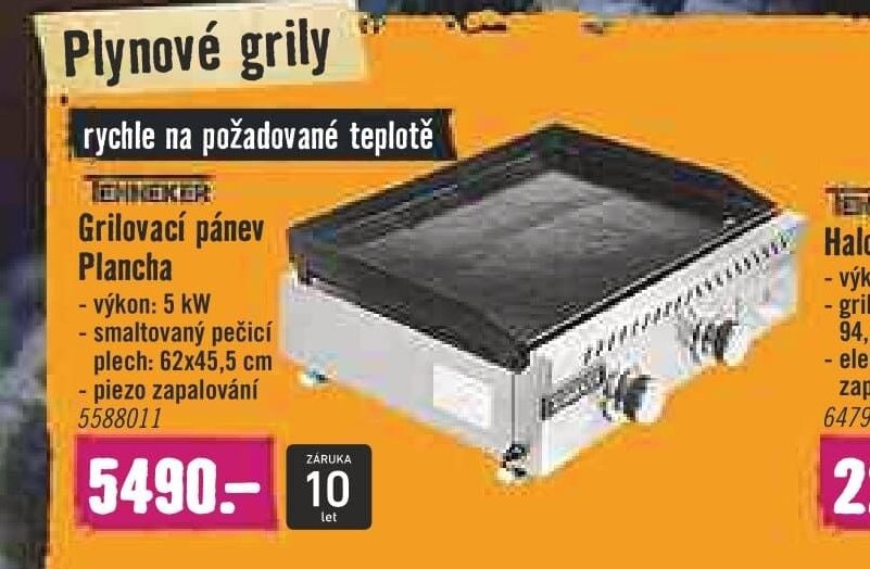 Tenneker Grilovací pánev Plancha