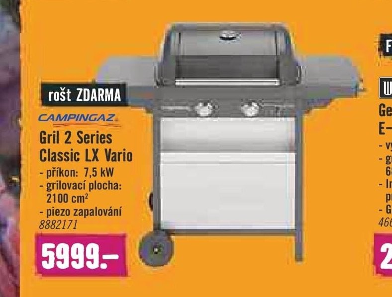 Campingaz Gril 2 Series Classic LX Vario