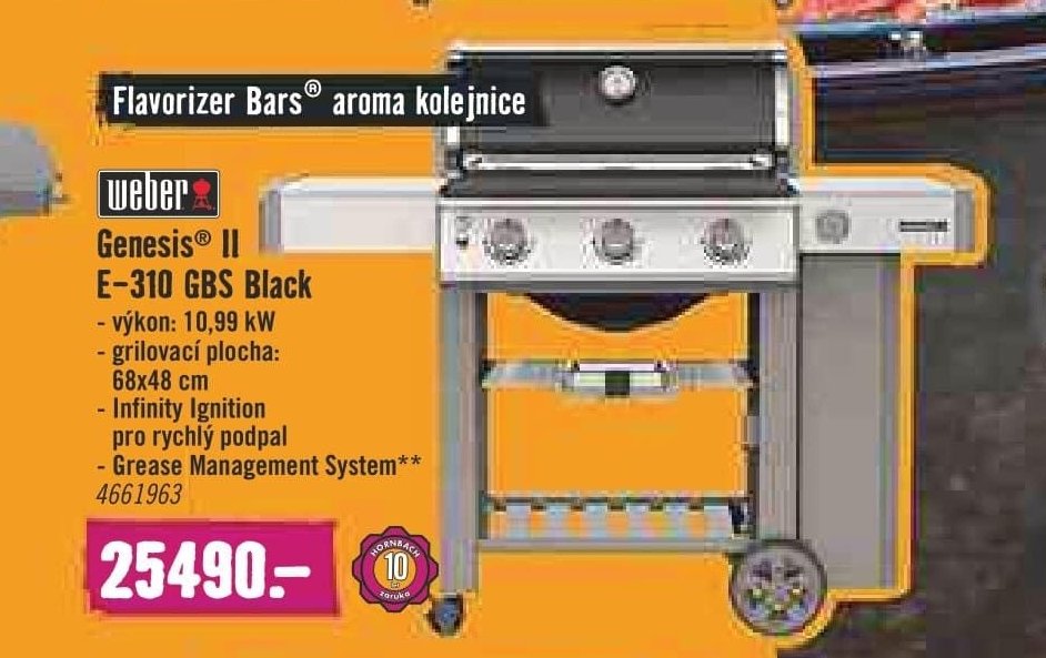 Weber Genesis II E-310 GBS Black