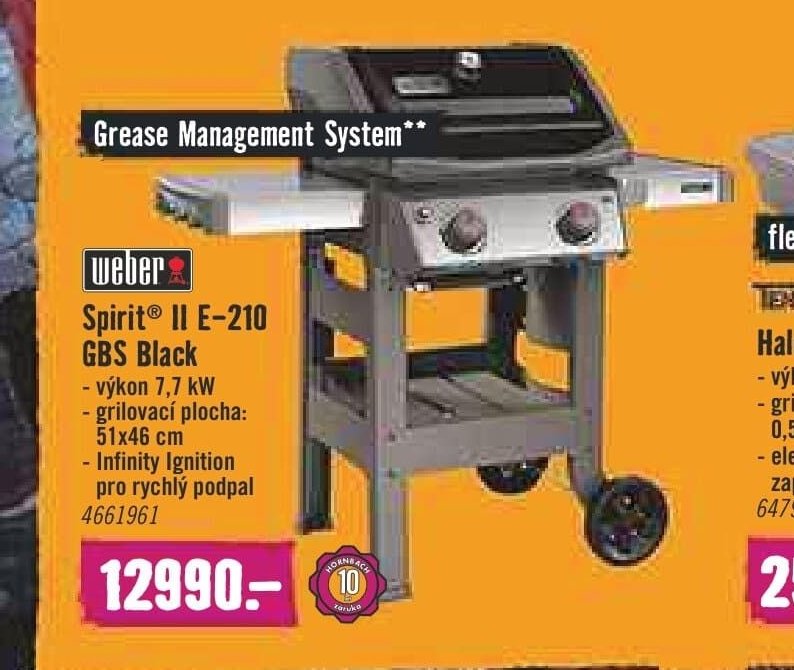Weber Spirit II E-210 GBS Black
