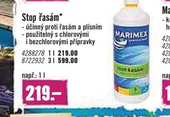 Stop řasám