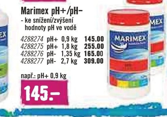 Marimex pH+/pH-