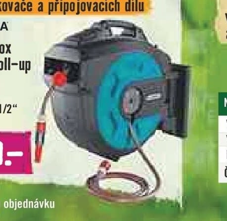 Gardena Nástěnný box na hadici Roll-up automatic