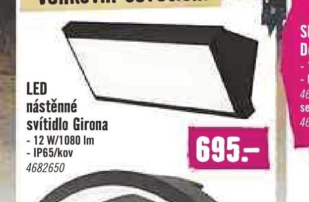 LED nástěnné svítidlo Girona