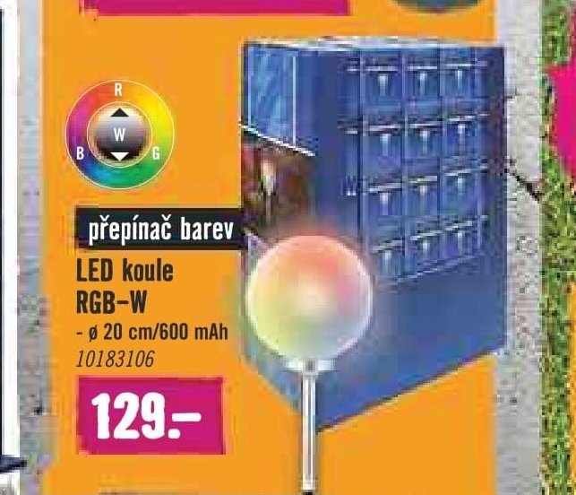 LED koule RGB-W