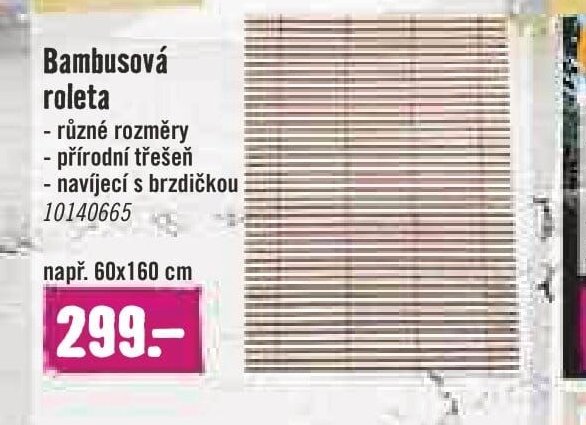 Bambusová roleta