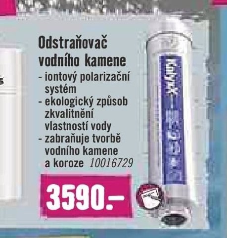 Odstraňovač vodního kamene