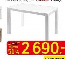 Jídelní stůl (bílý)