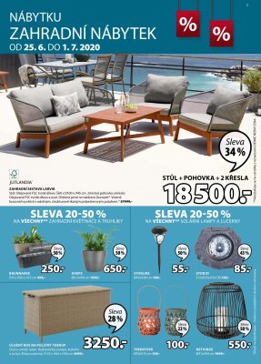 akční leták Jysk 25.6.2020-8.7.2020