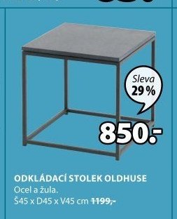 ODKLÁDACÍ STOLEK OLDHUSE