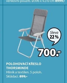 POLOHOVACÍ KŘESLO THORSMINDE
