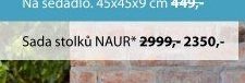 Sada stolků NAUR