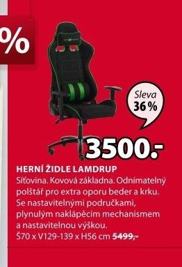 HERNÍ ŽIDLE LAMDRUP
