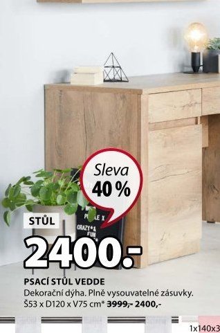 PSACÍ STŮL VEDDE