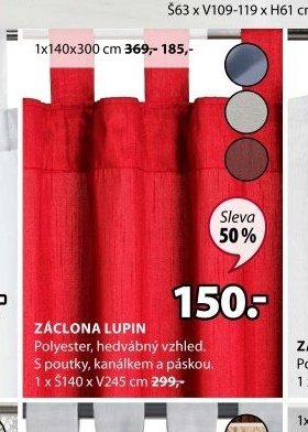 ZÁCLONA LUPIN