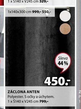 ZÁCLONA ANTEN