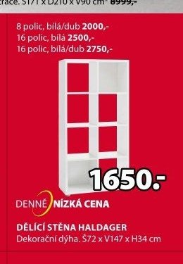 DĚLÍCÍ STĚNA HALDAGER