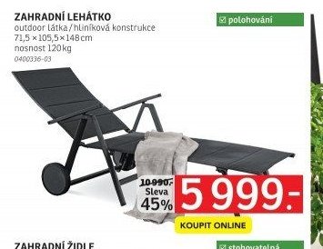 ZAHRADNÍ LEHÁTKO