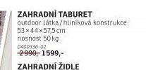 ZAHRADNÍ TABURET