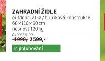 ZAHRADNÍ ŽIDLE