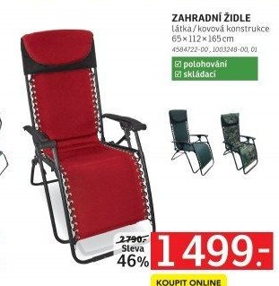 ZAHRADNÍ ŽIDLE