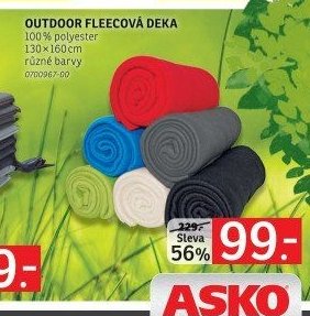 OUTDOOR FLEECOVÁ DEKA