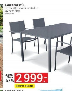 Zahradní stůl