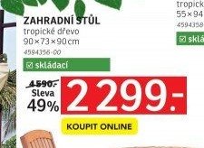 Zahradní stůl