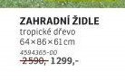 ZAHRADNÍ ŽIDLE