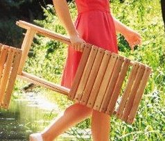 Dřevěná stolička/sedátko