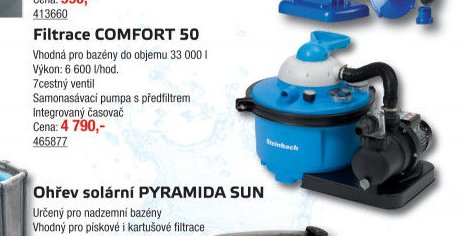 Filtrace COMFORT 50