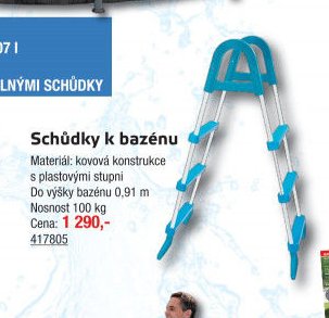 Schůdky k bazénu