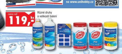 Bazénová chemie (Savo/Marimex)