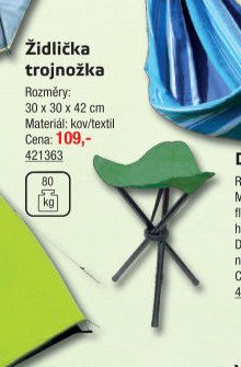 Židlička trojnožka