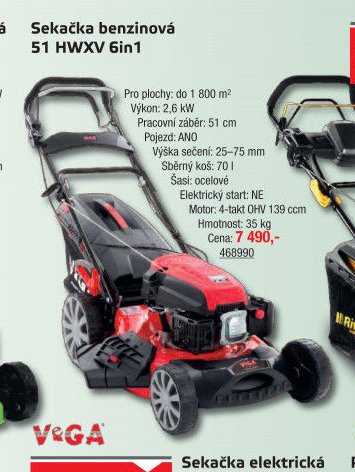 Sekačka benzínová 51 HWXV 6in1