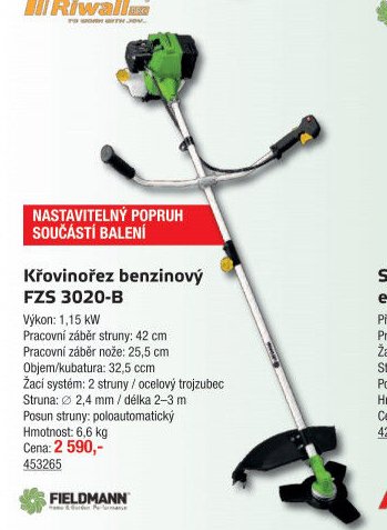 Křovinořez benzinový FZS 3020-B