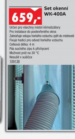 Set okenní WK-400A
