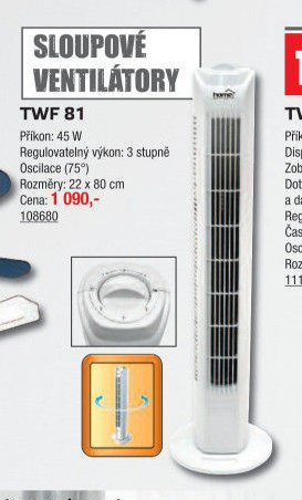Sloupový ventilátor TWF 81