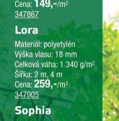Travní koberec Lora