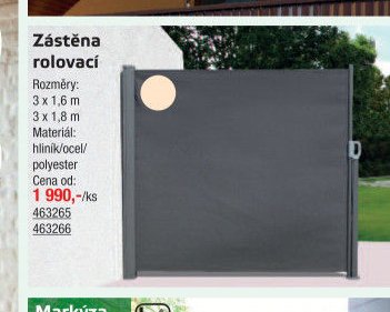 Zástěna rolovací