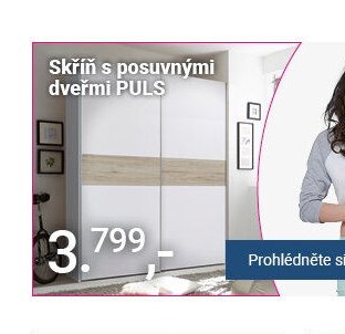 Skříň s posuvnými dveřmi PULS